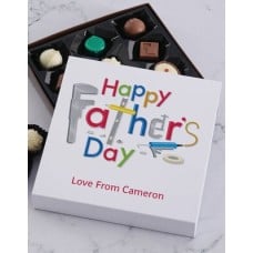 Personalised Fathers Day Tools Choc Tray