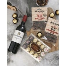 Personalised Wine And Biltong Gift Box
