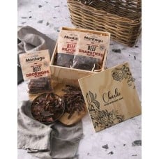 Personalised Protea Biltong Crate