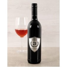 Platinum Birthday Personalised Wine