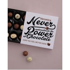 Personalised Feel Better Choc Tray
