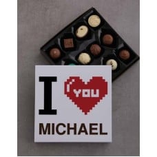 Personalised Chocolate Love Tray