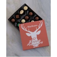 Personalised Anniversary Chocolate Tray