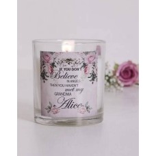 Personalised Vintage Grandma Candle