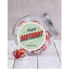 Personalised Birthday Candy Jar (Ferrero)