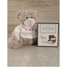 Personalised 1 Mom Teddy and Nougat