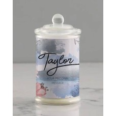 Personalised Watercolour Candle Jar