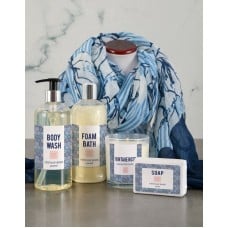 Floral Blue Scarf Pamper Hamper
