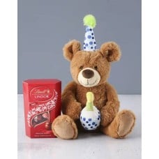 Happy Birthday Teddy With Chocolates