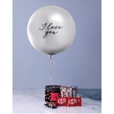 I Love You Balloon Hat Box (STANDARD)