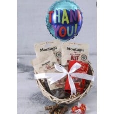Thank You Biltong And Balloon Basket