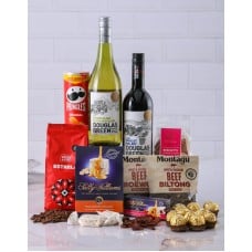 Gift Box of Wine Biltong and Chocolates (Standard)