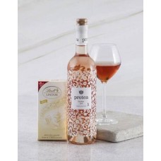 Blushing Wine and Lindt Choc Duo (Standard)