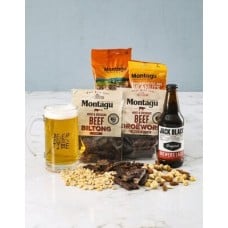 Beer O clock Biltong Nuts and Beer Glass Gift (WITH BEER)