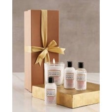 Gold Sparkle Candle Gift Box