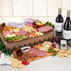 Wine Duo & Charcuterie Gift Box