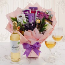 White Wine & Chocolates Gift Bouquet