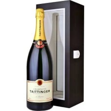 Taittinger Brut Reserve NV Champagne Jeroboam (3 litre) in Black Box