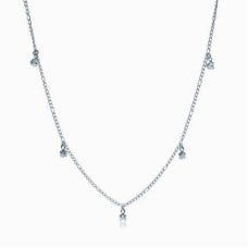 Rockfield Silver Crystal Necklace