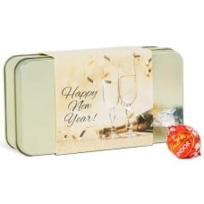 Assorted LINDOR Truffles New Year Gift Tin (12-pc, 5 oz)