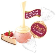 Raspberry Cheesecake LINDOR Truffles 800-pc Case (353 oz)