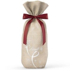 Assorted 5-Flavor Lindor Truffles Holiday Fabric Gift Bag (75-Pc, 31.7 Oz)