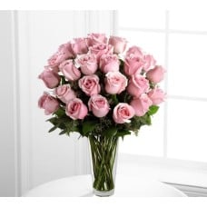 TWO DOZEN PINK ROSES