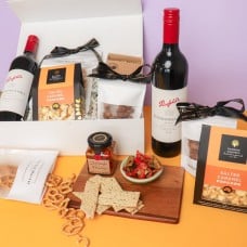 Red Wine & Gourmet Treats Hamper