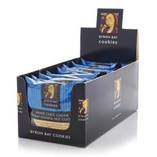 White Choc Chunk & Macadamia Nut Cookies - Single Wrap (12 X 60g)
