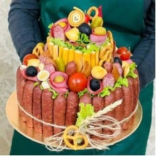 Sausage,cake,for,muzhchini