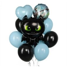 Composition,of,air,balls,"How,to,tame,a,dragon",with,the,figure,Toothless