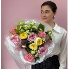 Bouquet,"Raspberry,with,glitter"
