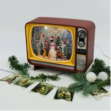 Gift,for,the,New,Year.,Musical,souvenir,retro,soviet,TV