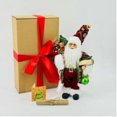 New,Year's,Santa,Claus.,Interior,handmade,New,Year's,doll.