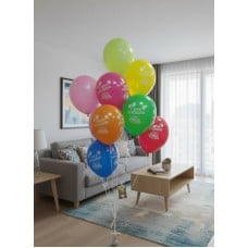 11,Balloon,Fountain,Happy,Birthday