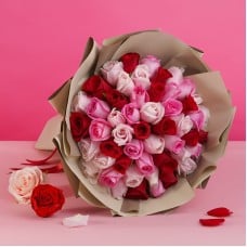 50 roses - Strawberry Kisses