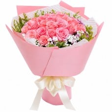 Manufacturing Romantic 24 Pink Roses#89