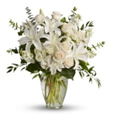 White Elegance (White Elegance With 12 Rosesus)