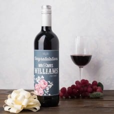 Personalized Wine - Congratulations Mr & Mrs