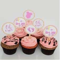 It's A Girl! Baby Shower Cupcakes