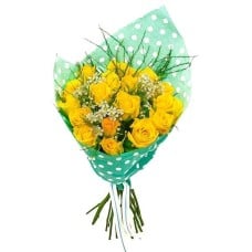 Golden Sun (Small (12 Roses))