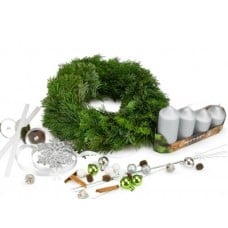 Advent wreath for home creation SILVER