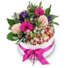 Flower box Suzette (Small - milk chocolate)