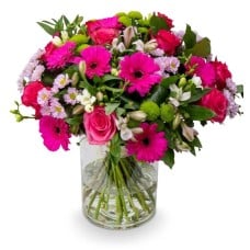 Bouquet of pink flowers – Flora (Small)