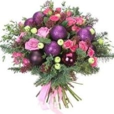 Enchanting New Year Violet Bouquet