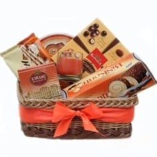 Coffee, Chocolates & Cookies Gift Basket (regular - 4 pounds)