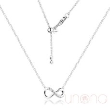 Delicate Infinity Sterling Silver Necklace