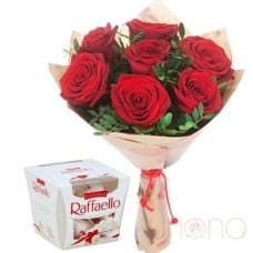 "Thinking about You" set (red / standard (local flowers))