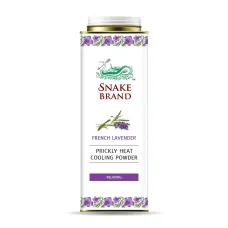 Snake Brand Prickly Heat Cooling Powder French Lavender
