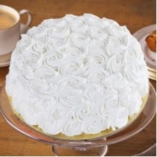 White Roses Ombre Cake (1 Kg Vanilla Cake)